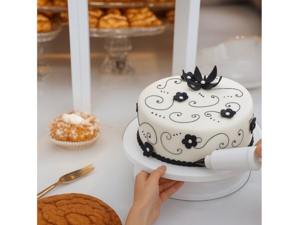 PATERA TALERZ OBROTOWY DO DEKOROWANIA TORTÓW CIAST