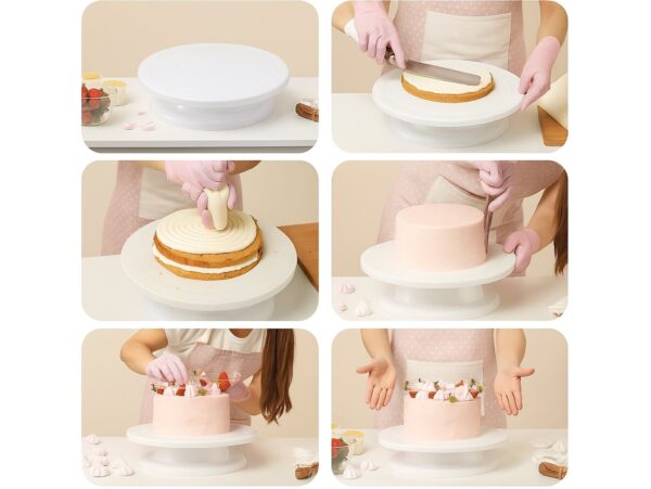 PATERA TALERZ OBROTOWY DO DEKOROWANIA TORTÓW CIAST