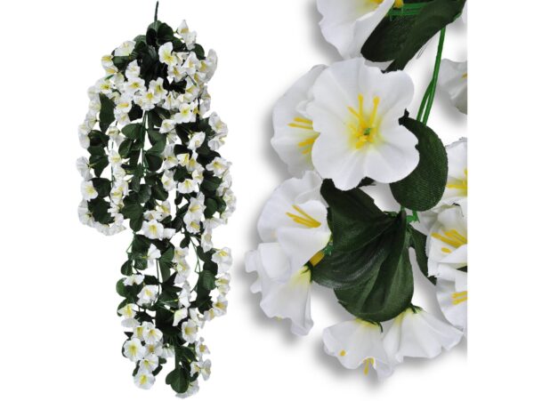 PETUNIA ZWISAJĄCA SZTUCZNY 85CM 5 ŁODYG (kwiat 4,5 cm)