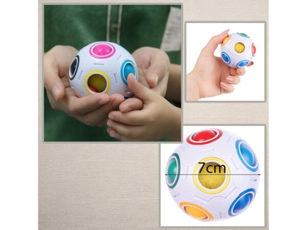 PIŁKA KULKA ANTYSTRESOWA SENSORYCZNA MAGICZNA KULA