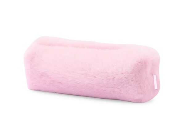 PIÓRNIK SZKOLNY TUBA FUTRZAK 20x8x6cm - różowy