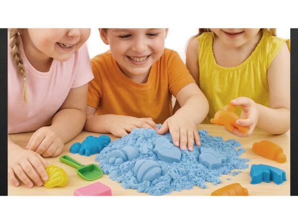 PIASEK KINETYCZNY PIASKOLINA 1KG ZAPAS - niebieski