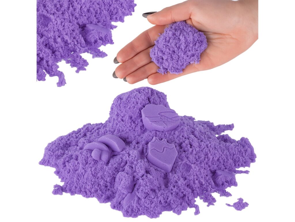 PIASEK KINETYCZNY PIASKOLINA 2KG ZAPAS - fioletowy