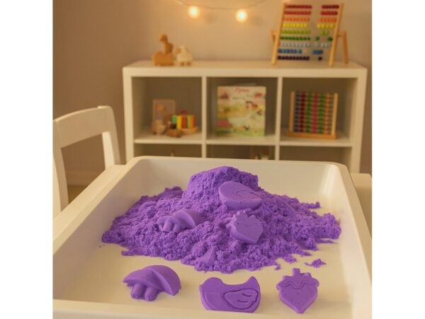 PIASEK KINETYCZNY PIASKOLINA 2KG ZAPAS - fioletowy