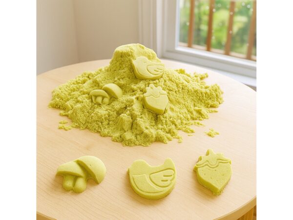 PIASEK KINETYCZNY PIASKOLINA 2KG ZAPAS - żółty