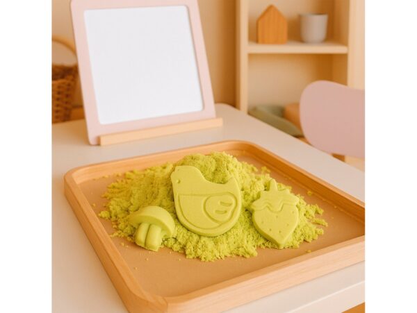 PIASEK KINETYCZNY PIASKOLINA 2KG ZAPAS - żółty