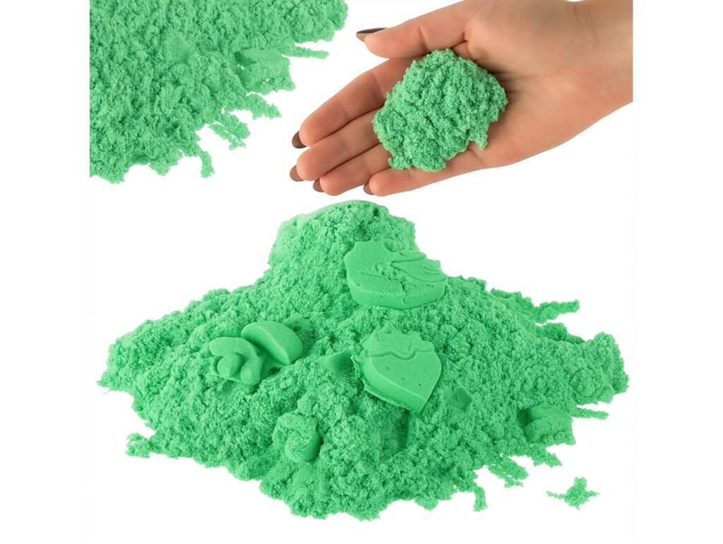 PIASEK KINETYCZNY PIASKOLINA 2KG ZAPAS - zielony