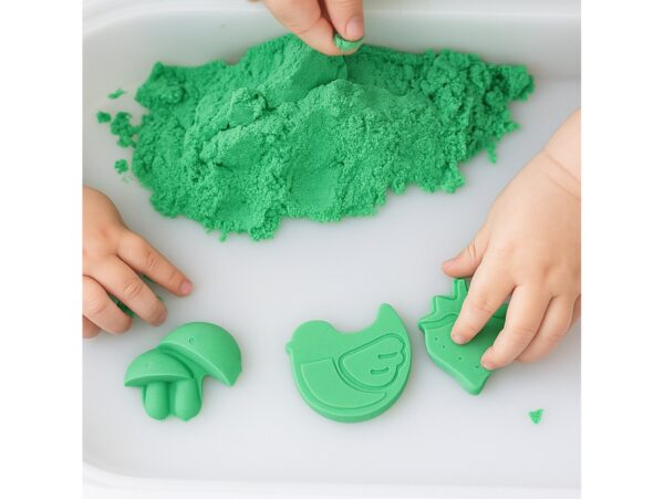 PIASEK KINETYCZNY PIASKOLINA 2KG ZAPAS - zielony