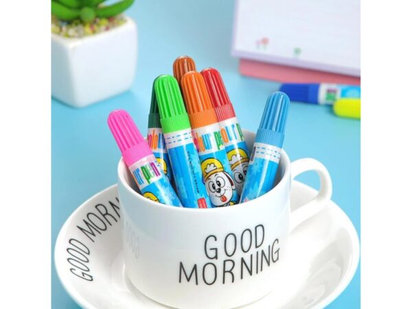 PISAKI MAZAKI FLAMASTRY 12 KOLORÓW JUMBO