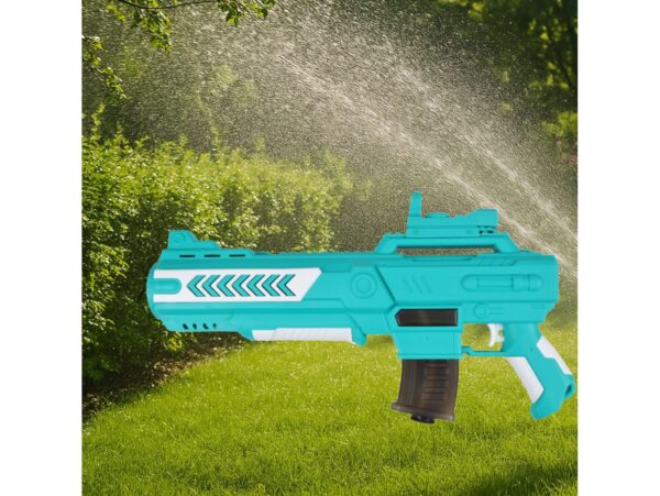 PISTOLET NA WODĘ NA BATERIE 27x21x4,5cm - niebieski