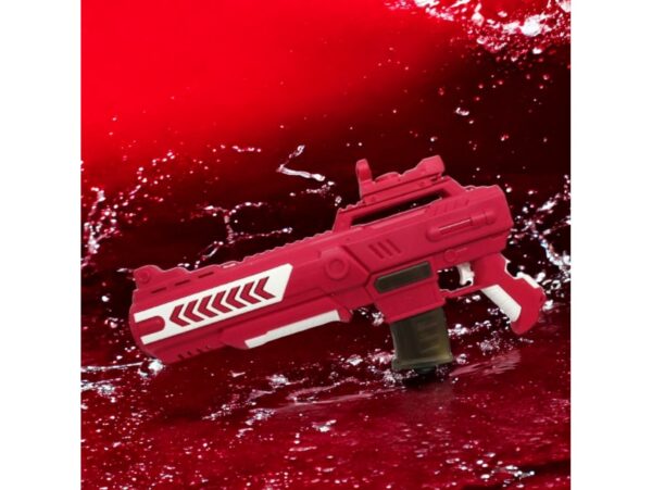 PISTOLET NA WODĘ NA BATERIE 27x21x4,5cm - różowy