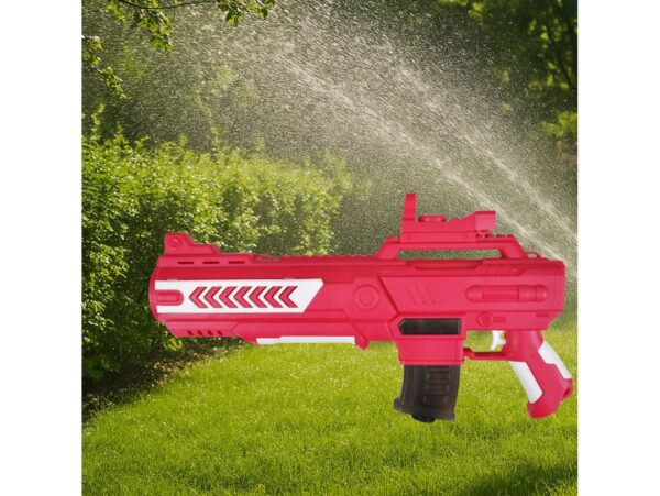 PISTOLET NA WODĘ NA BATERIE 27x21x4,5cm - różowy