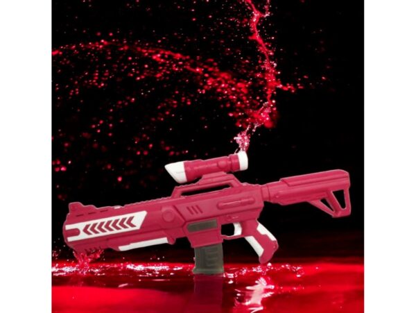 PISTOLET NA WODĘ NA BATERIE 54,5x21x5,5XM - czerwony