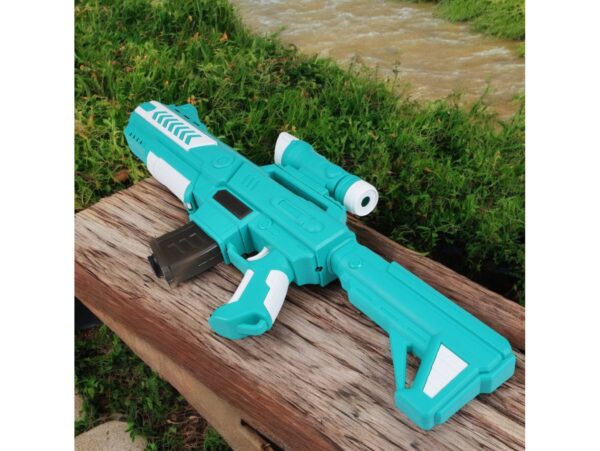 PISTOLET NA WODĘ NA BATERIE 54,5x21x5,5XM - niebieski