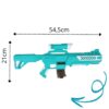 PISTOLET NA WODĘ NA BATERIE 54,5x21x5,5XM - niebieski