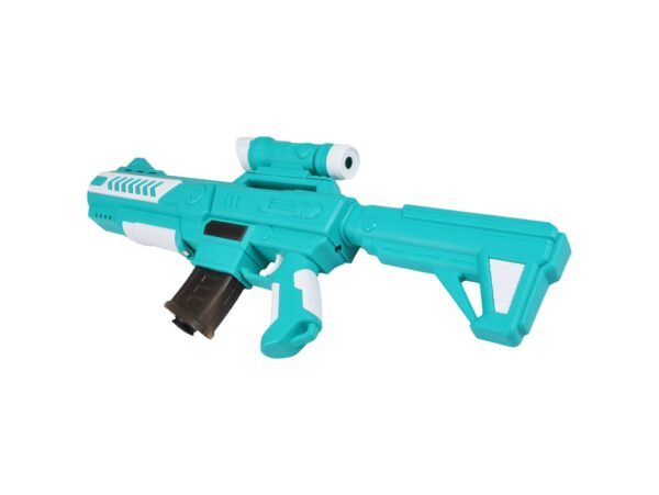 PISTOLET NA WODĘ NA BATERIE 54,5x21x5,5XM - niebieski