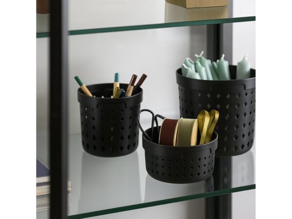 PLAST TEAM KOSZYK ORGANIZER SEOUL ROUND LARGE - czarny