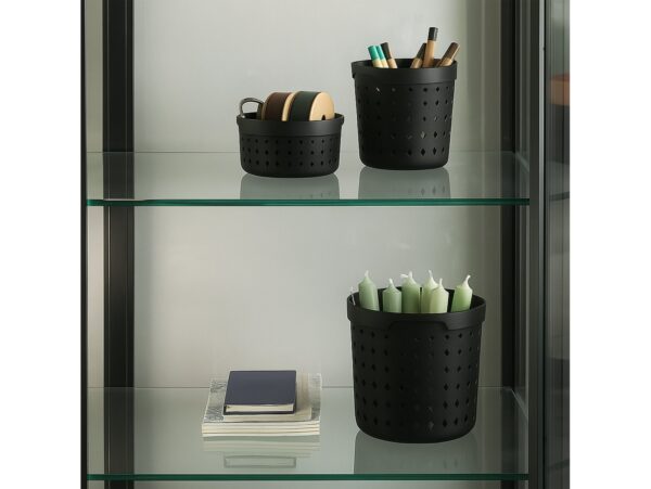 PLAST TEAM KOSZYK ORGANIZER SEOUL ROUND LARGE - czarny