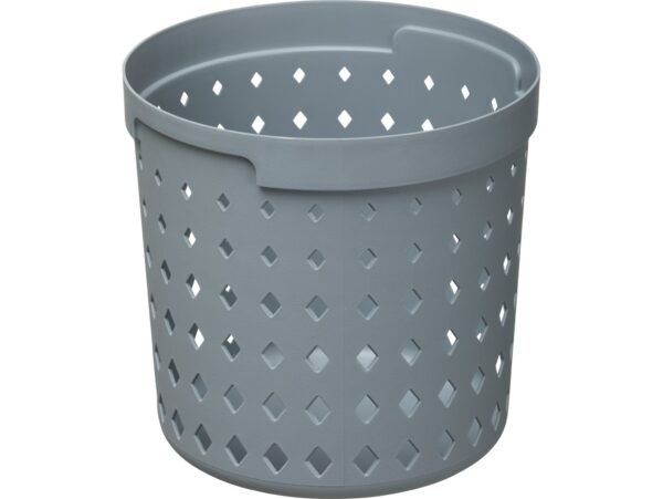 PLAST TEAM KOSZYK ORGANIZER SEOUL ROUND LARGE - szary