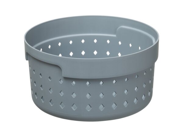 PLAST TEAM KOSZYK ORGANIZER SEOUL ROUND SMALL - szary