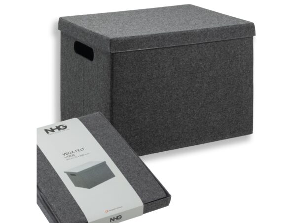 PLAST TEAM PUDEŁKO SKŁADANE VEGA LARGE - ciemny szary