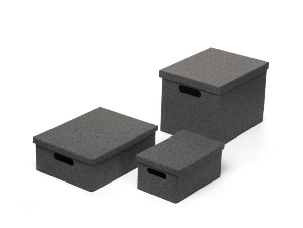 PLAST TEAM PUDEŁKO SKŁADANE VEGA LARGE - ciemny szary