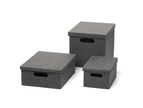 PLAST TEAM PUDEŁKO SKŁADANE VEGA MEDIUM - ciemny szary