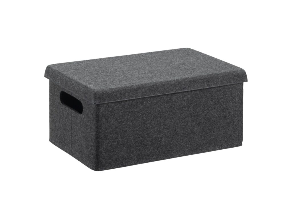PLAST TEAM PUDEŁKO SKŁADANE VEGA SMALL - ciemny szary