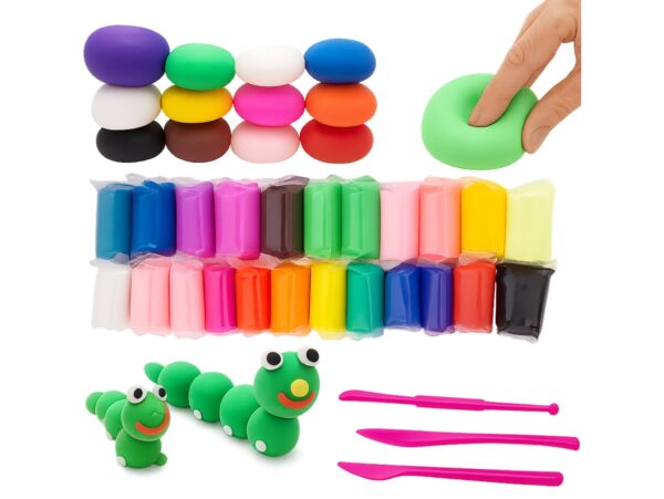 PLASTELINA MAGICZNA PIANKOLINA ZESTAW 24szt