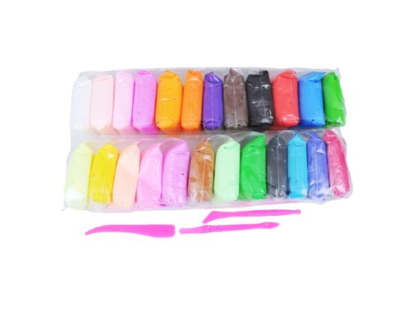 PLASTELINA MAGICZNA PIANKOLINA ZESTAW 24szt