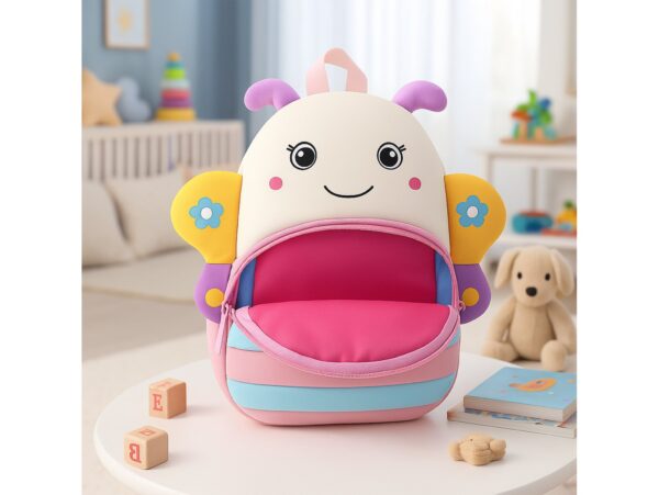 PLECAK PRZEDSZKOLNY PLUSZOWY 27x24CM - pszczółka