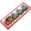 POCIĄG DREWNIANY DEKORACJA BOŻE NARODZENIE 24x8cm - zielony