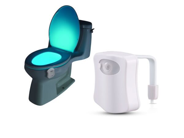 PODŚWIETLENIE MUSZLI KLOZETOWEJ WC LED LAMPKA 8 PL