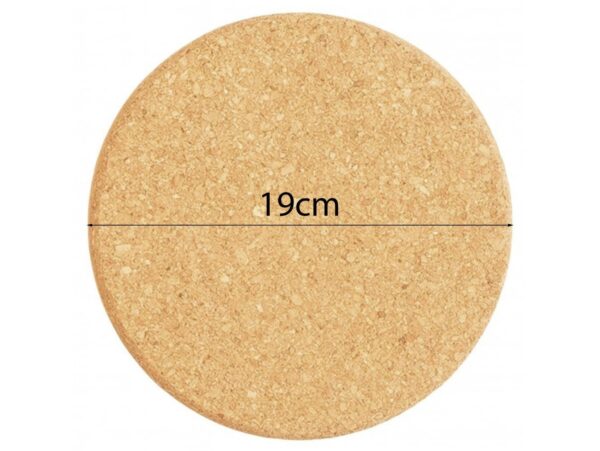 PODKŁADKA KUCHENNA KORKOWA OKRĄGŁA 19CM