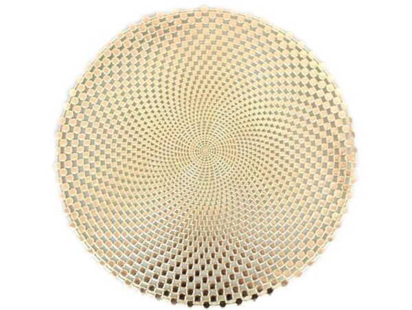 PODKŁADKA NA STÓŁ MATA OKRĄGŁA 38cm - złoty