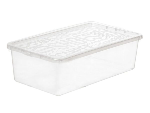 POJEMNIK NA OBUWIE 4L PUDEŁKO POKRYWA ORGANIZER