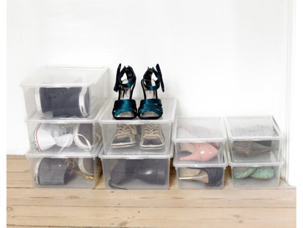 POJEMNIK NA OBUWIE 4L PUDEŁKO POKRYWA ORGANIZER