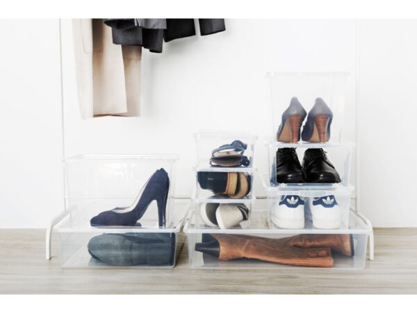 POJEMNIK NA OBUWIE 4L PUDEŁKO POKRYWA ORGANIZER