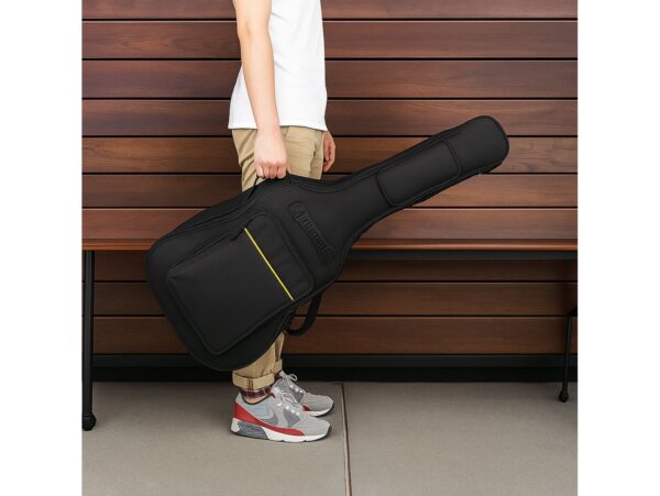 POKROWIEC FUTERAŁ NA GITARĘ - żółty pasek