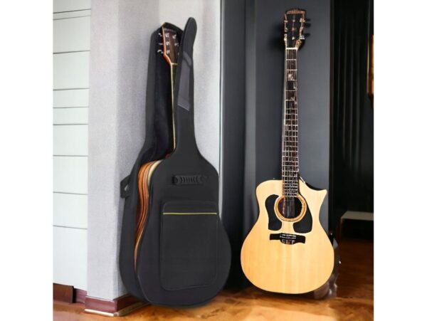 POKROWIEC FUTERAŁ NA GITARĘ - żółty pasek