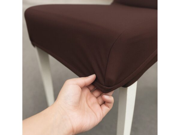 POKROWIEC NA KRZESŁO ELASTYCZNY - brązowy