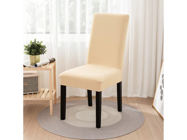 POKROWIEC NA KRZESŁO ELASTYCZNY - kremowy