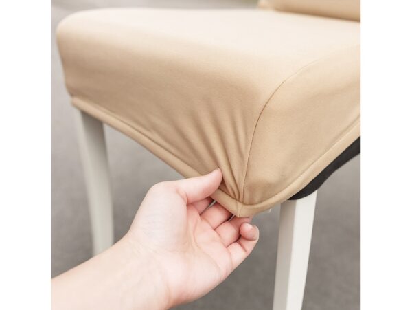 POKROWIEC NA KRZESŁO ELASTYCZNY - kremowy