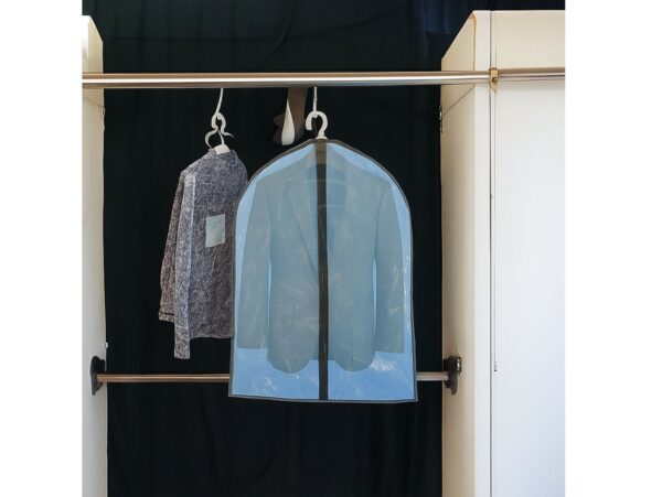 POKROWIEC NA ODZIEŻ GARNITUR 60x90 - niebieski