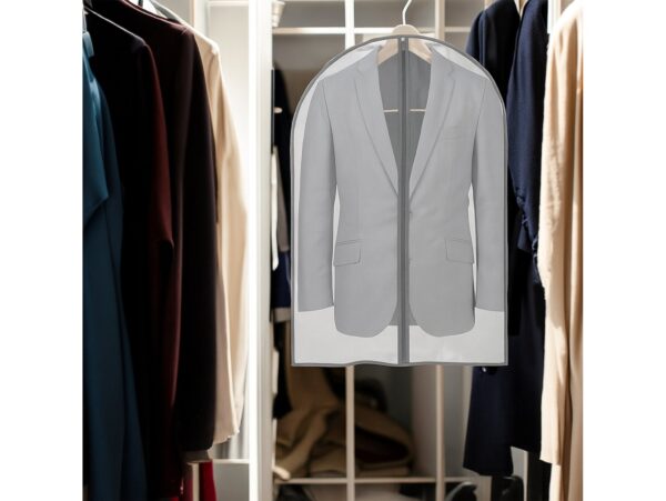 POKROWIEC NA ODZIEŻ GARNITUR 60x90 - przezroczysty