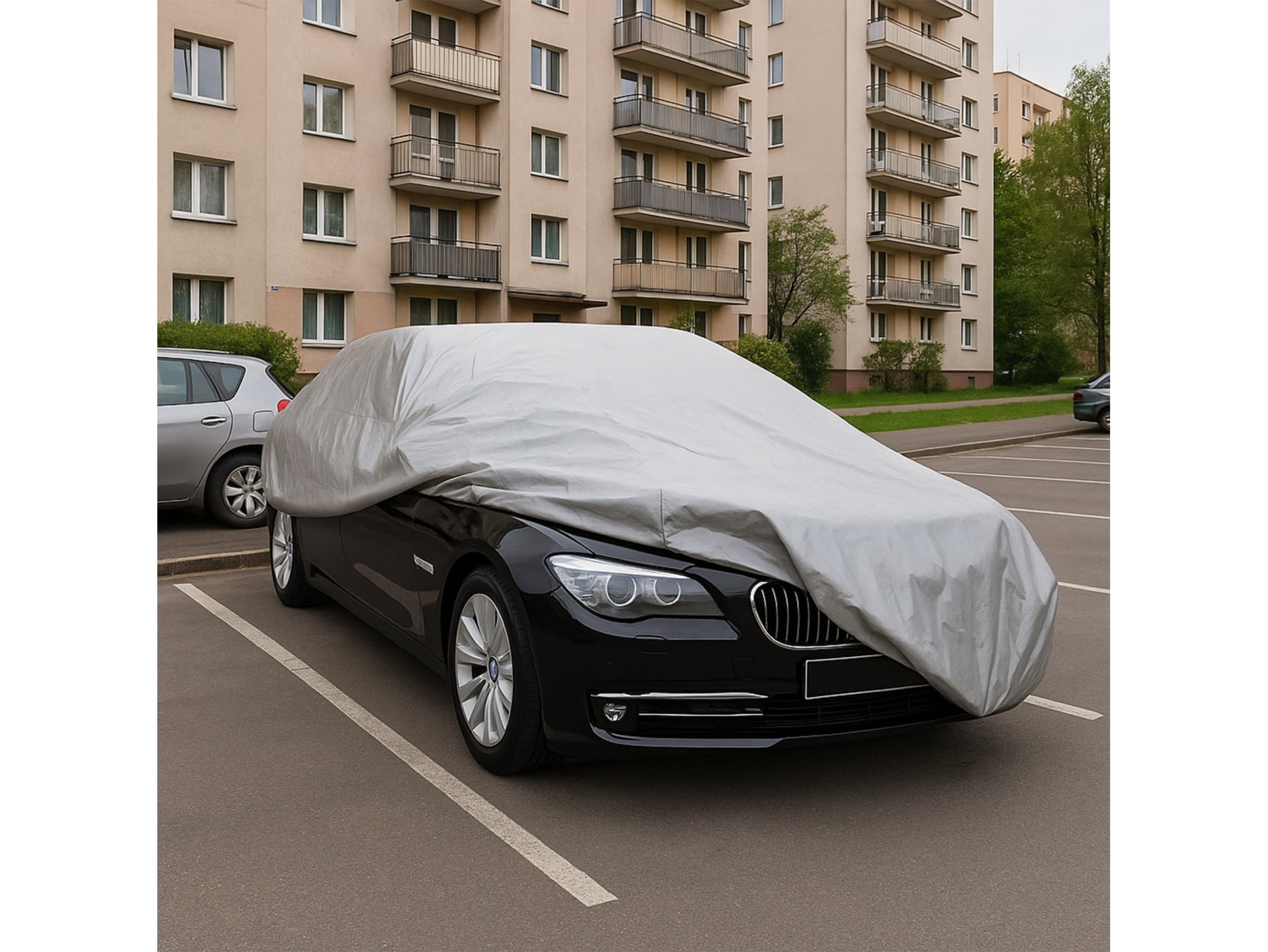 POKROWIEC NA SAMOCHÓD - L - 480 x 175 x 120cm