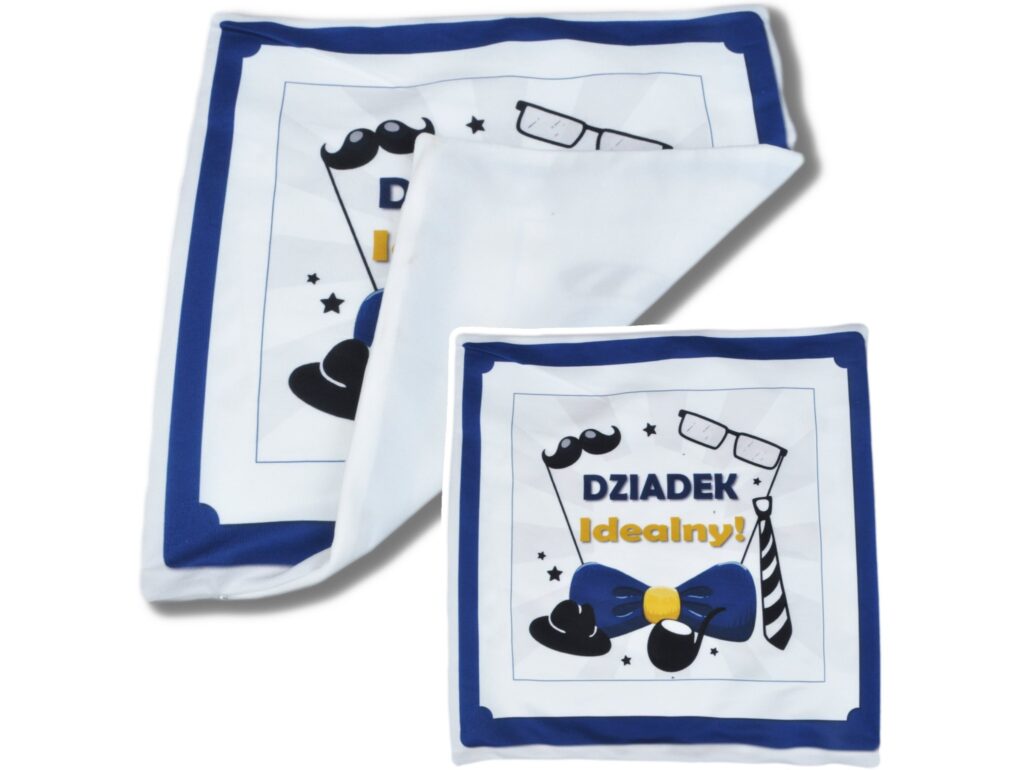 POSZEWKA NA PODUSZKĘ NA DZIEŃ DZIADKA 40x40 - dziadek idealny