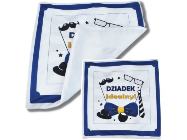 POSZEWKA NA PODUSZKĘ NA DZIEŃ DZIADKA 40x40 - dziadek idealny