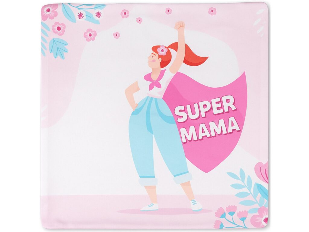 POSZEWKA NA PODUSZKĘ NA DZIEŃ MAMY 40x40 - super mama