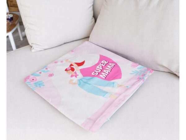 POSZEWKA NA PODUSZKĘ NA DZIEŃ MAMY 40x40 - super mama